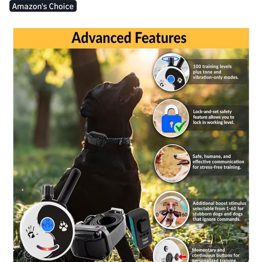 ET-300 Blue E-Collar Dog Trainer - Picture 5 of 6
